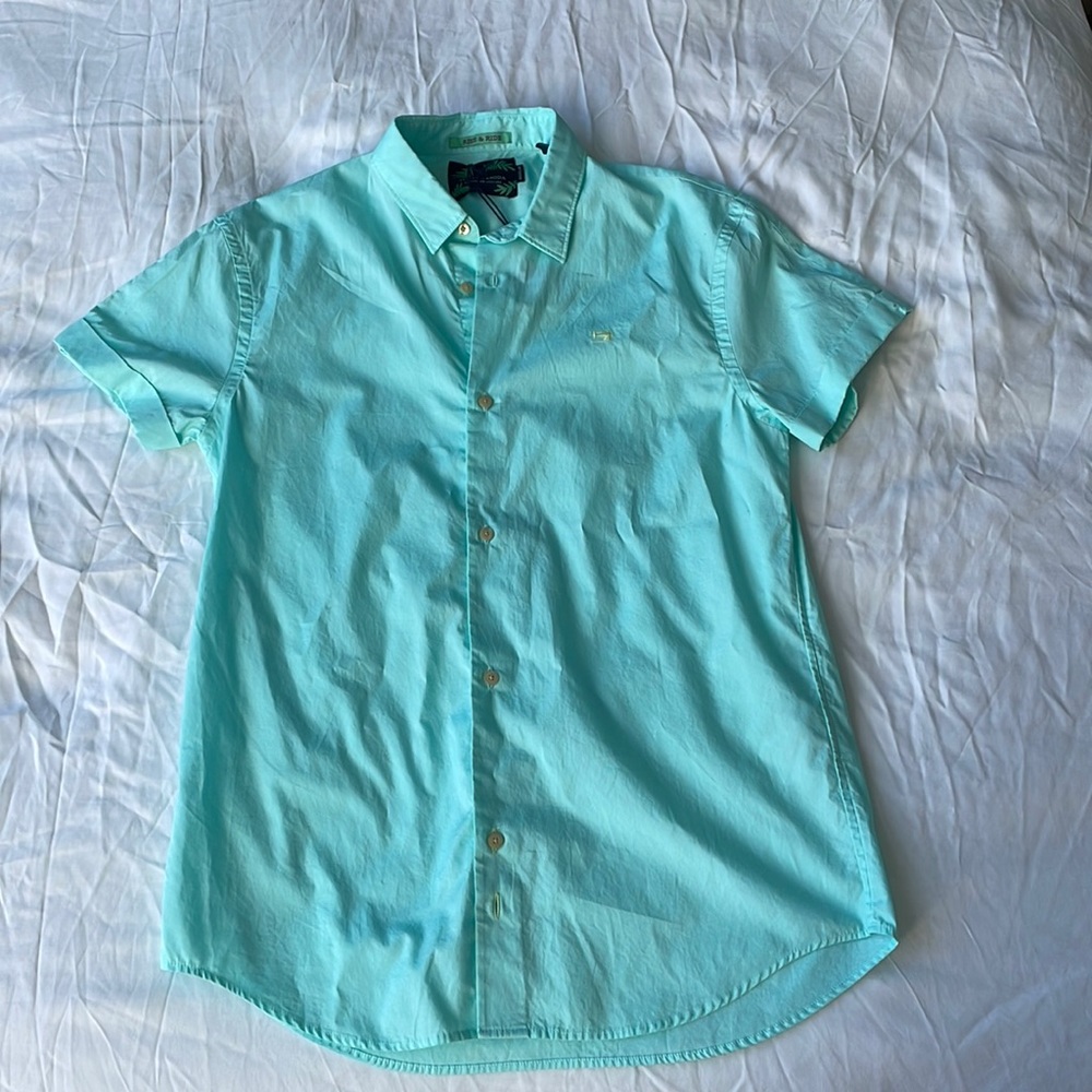 Scotch & Soda garment dyed shirt